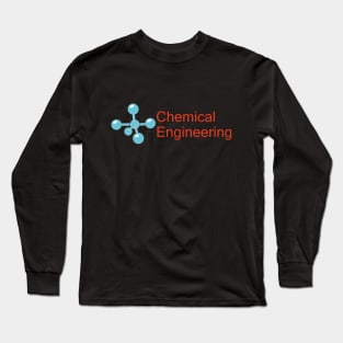 Chemical engineering text and logo Long Sleeve T-Shirt